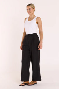 Carmen Cropped Pant - Black. Feather and Noise