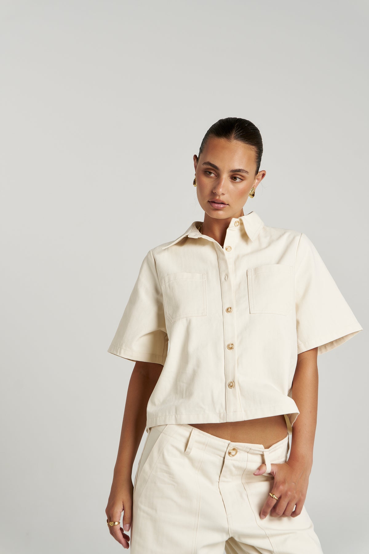 Carpenter Pant - Ecru. Summi Summi