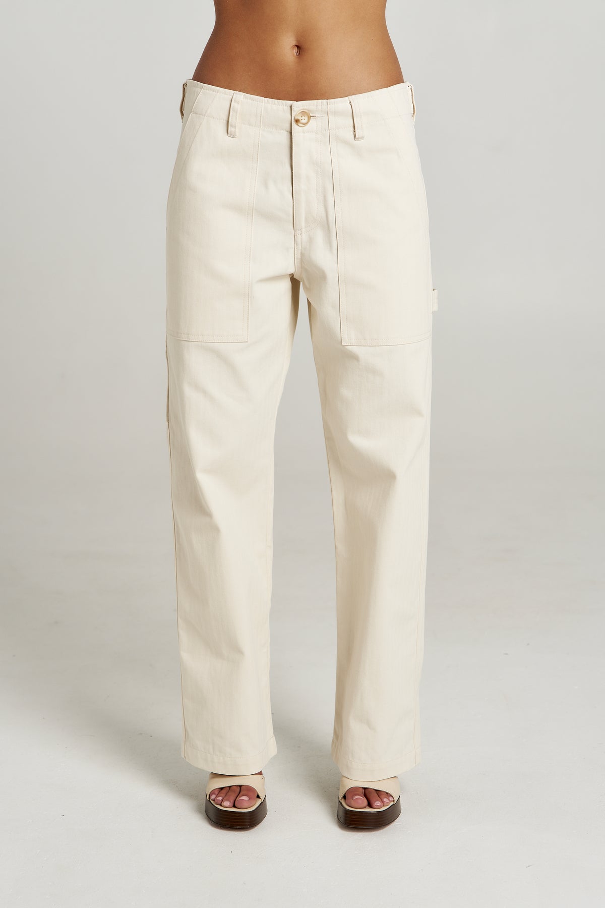 Carpenter Pant - Ecru. Summi Summi