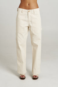 Carpenter Pant - Ecru. Summi Summi