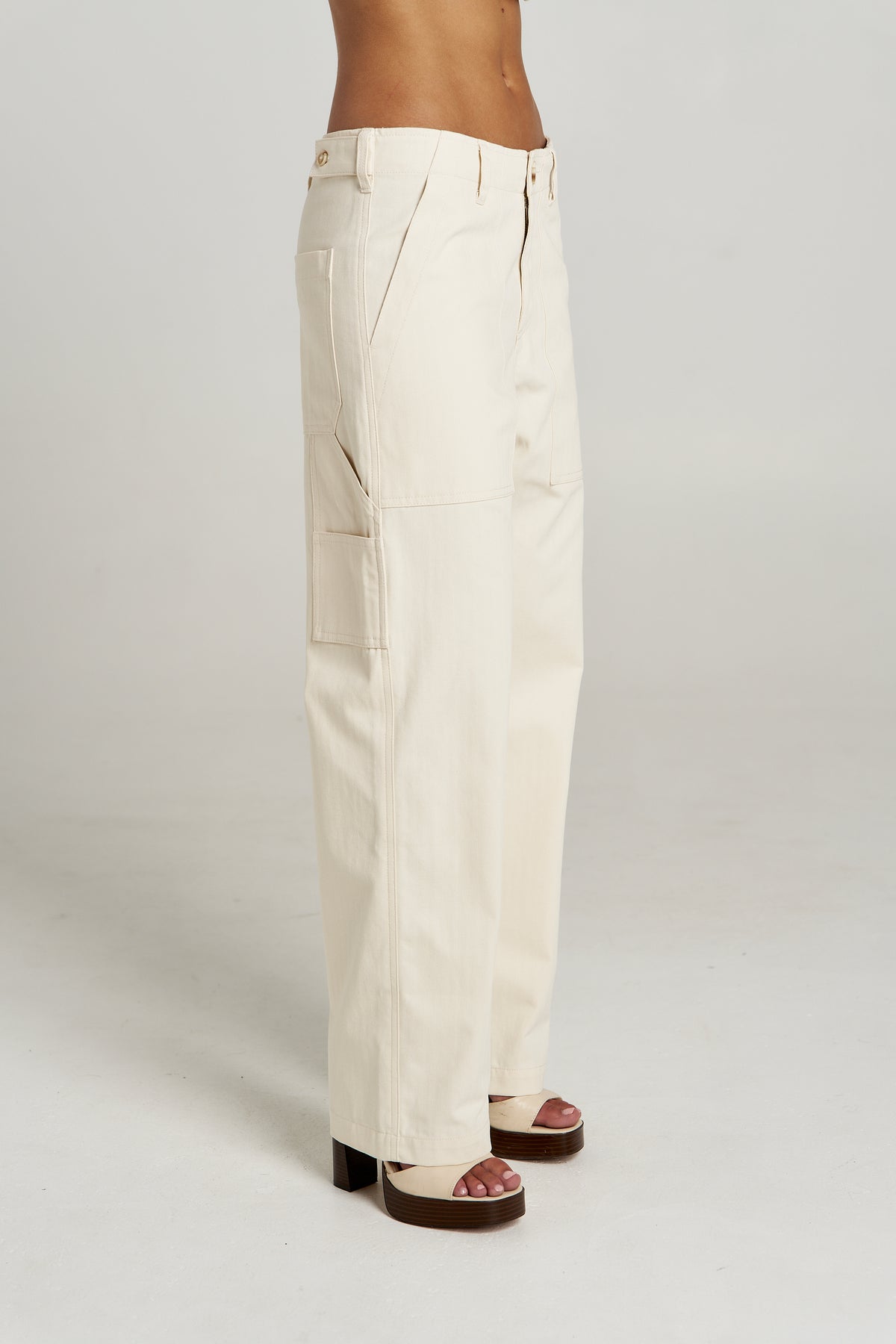Carpenter Pant - Ecru. Summi Summi