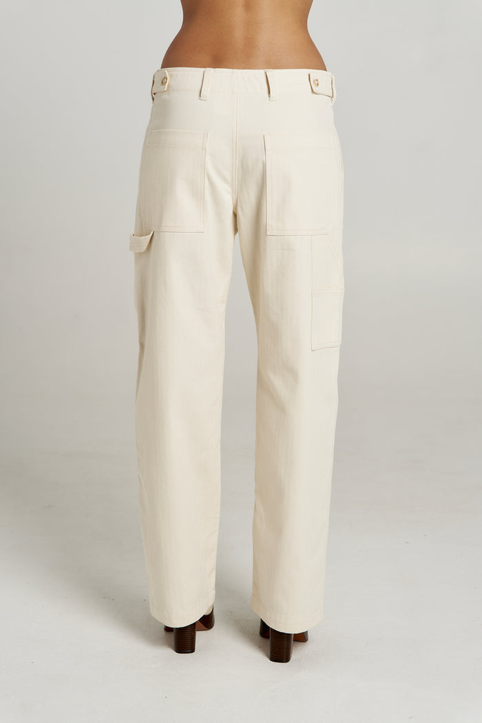 Carpenter Pant - Ecru. Summi Summi