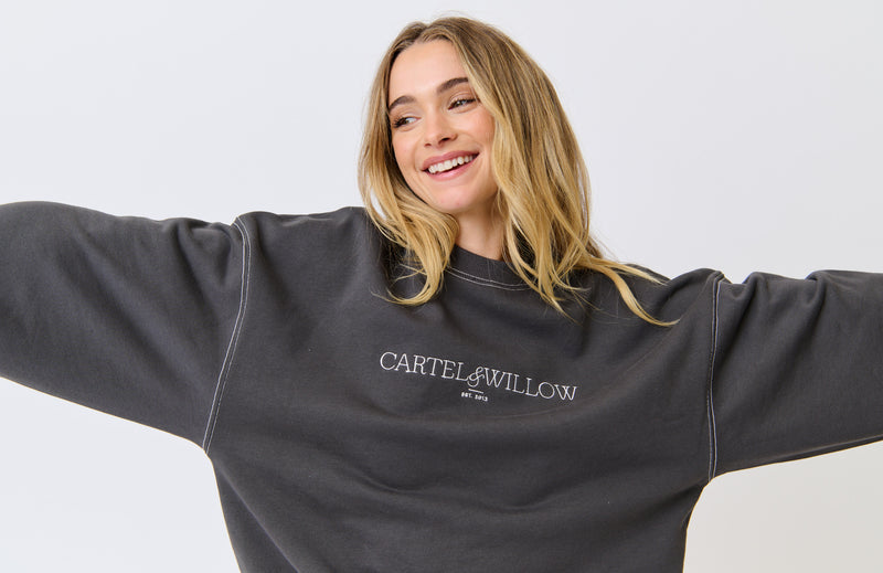 Aubrey Sweater - Charcoal