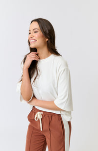 Solana Tee - White