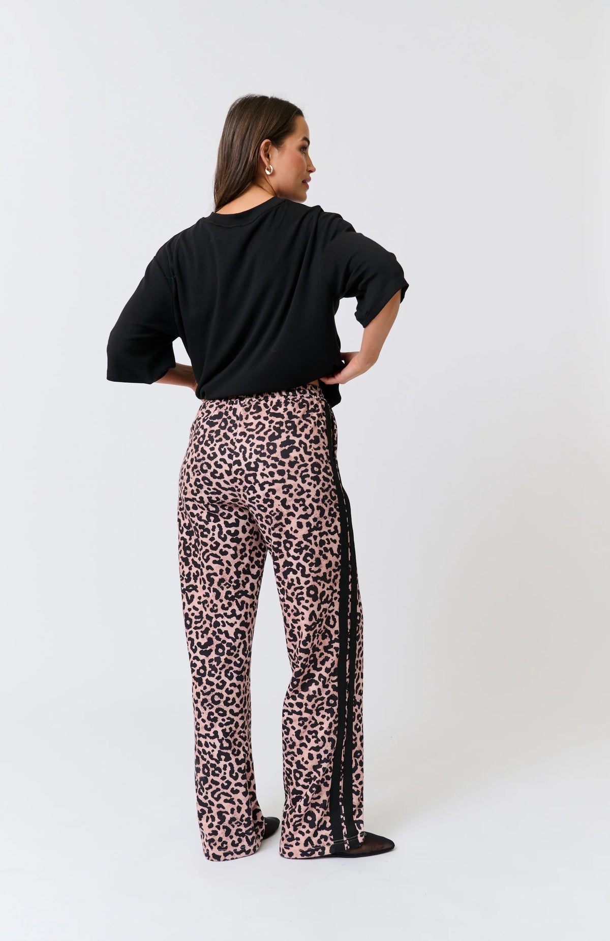 Adeline Pant - Neutral Leopard