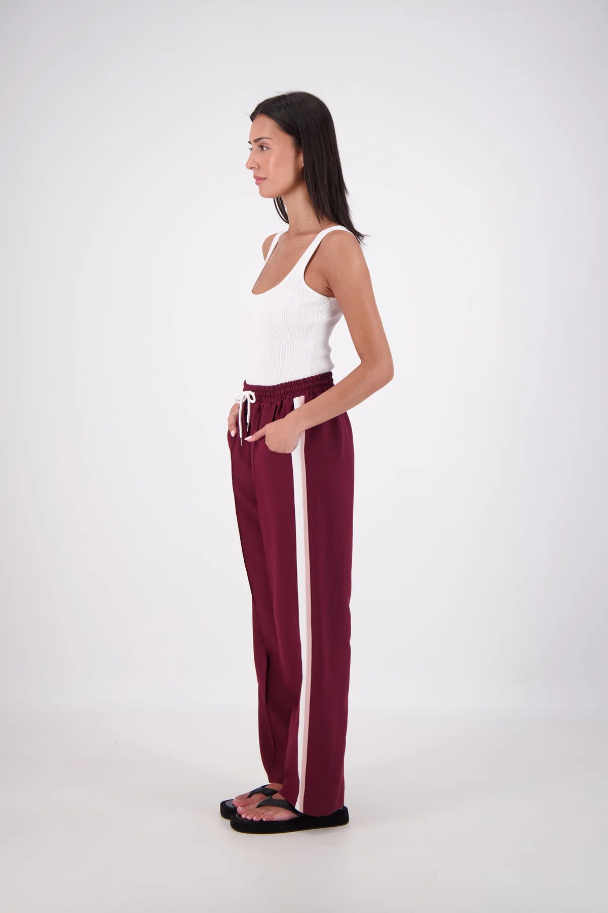 Cassis Trouser - Plum