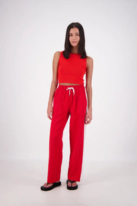 Cassis Trouser - Red