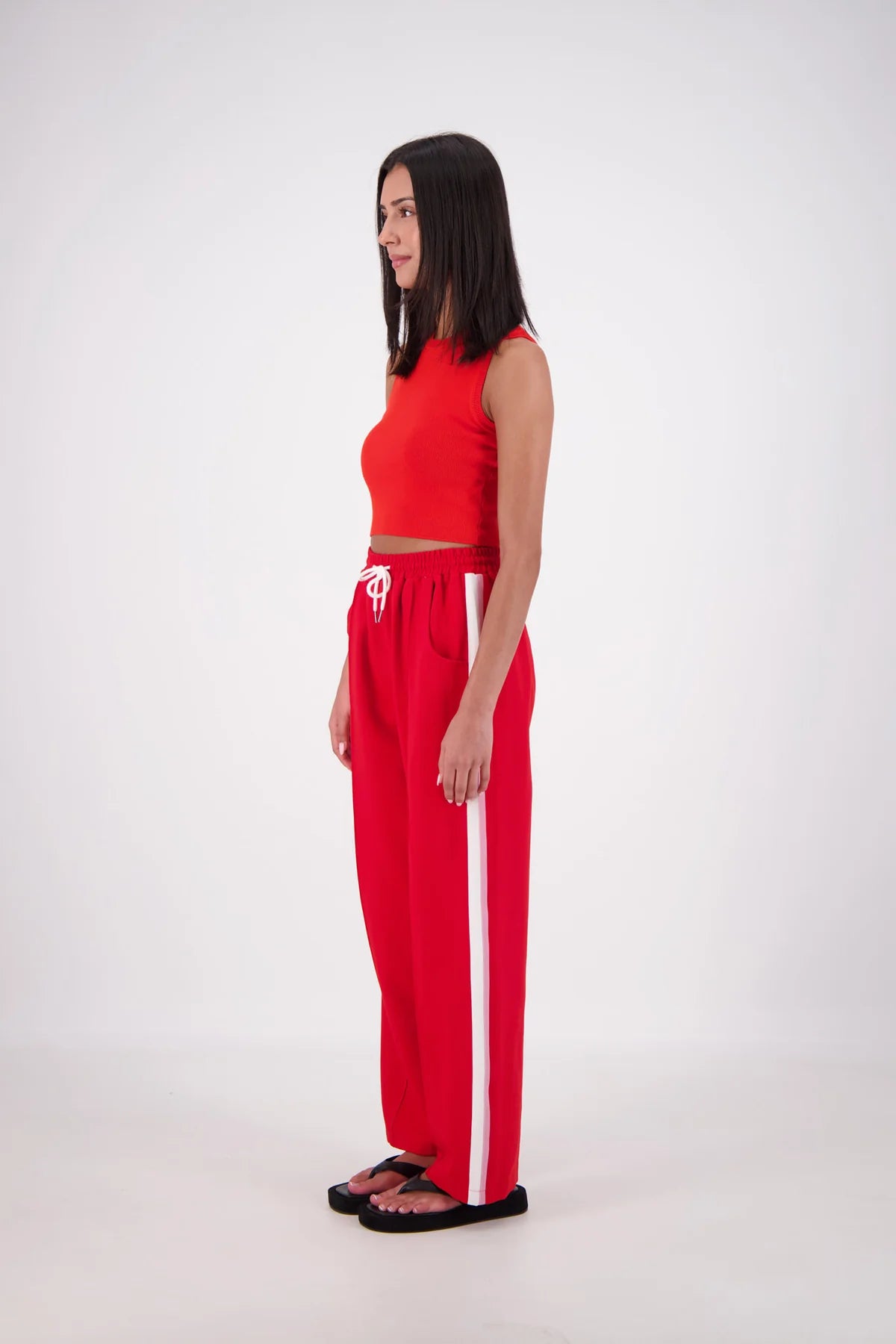 Cassis Trouser - Red