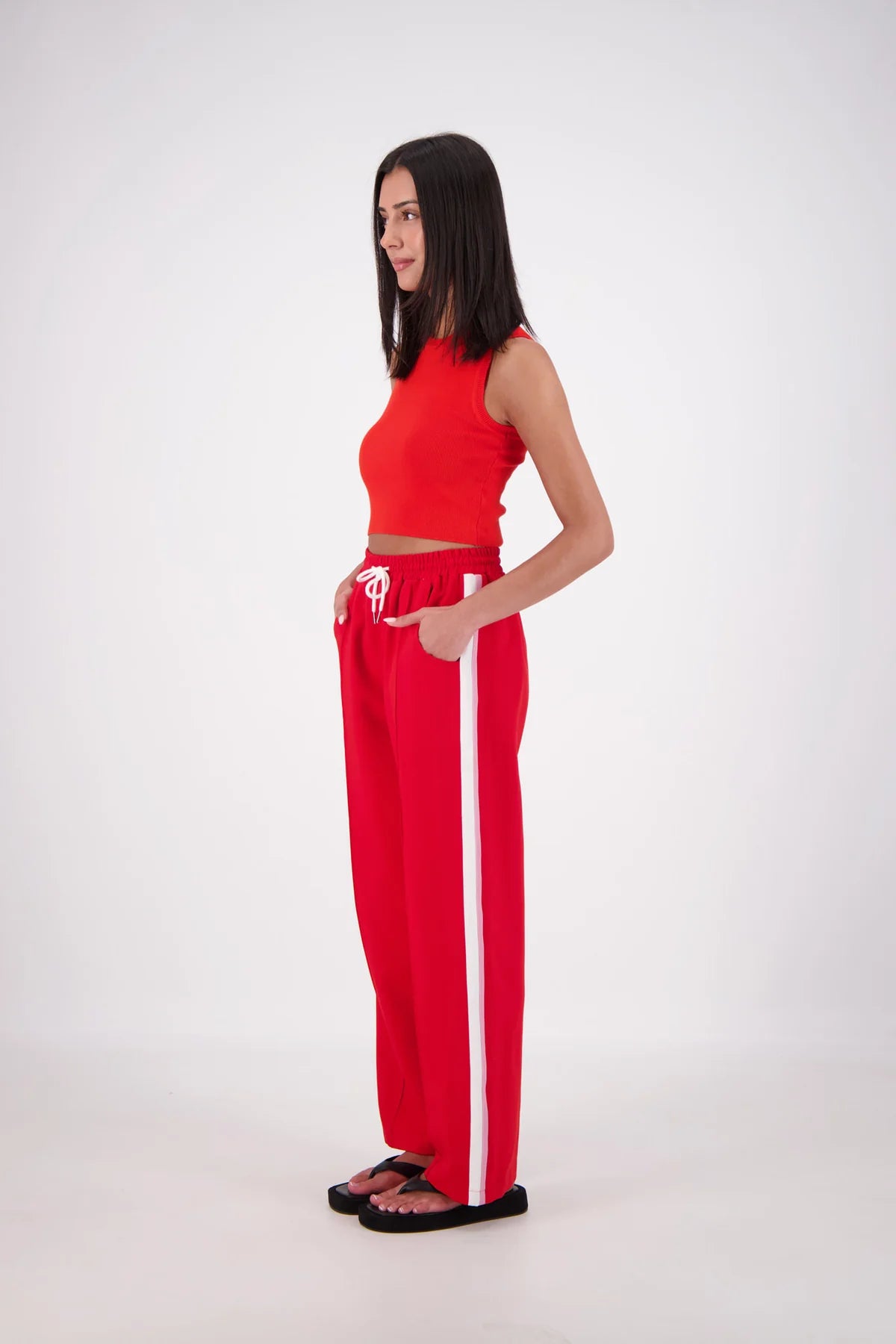 Cassis Trouser - Red