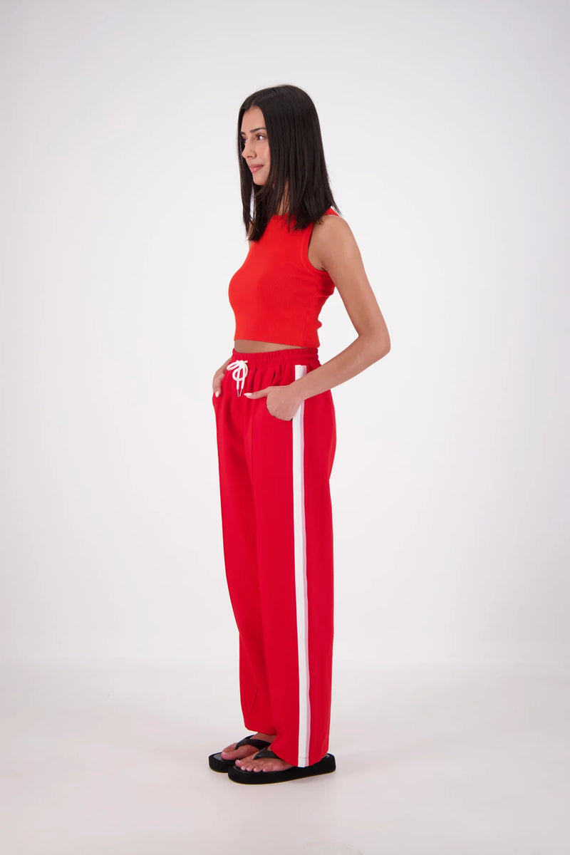 Cassis Trouser - Red