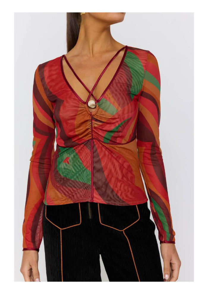 Claudia Top - Crimson Sun