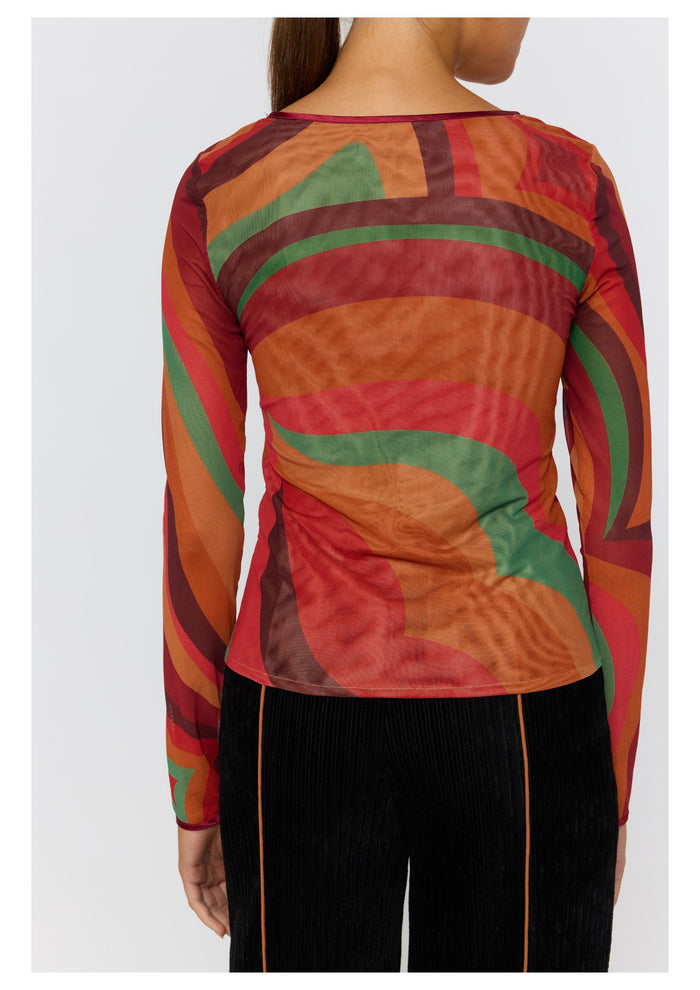 Claudia Top - Crimson Sun