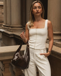 Cleo Shoulder Bag - Chocolate