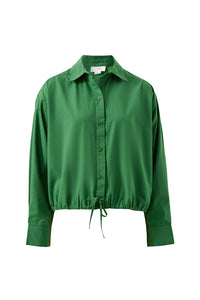 Clover Tie Shirt - Basil. Ceres Life