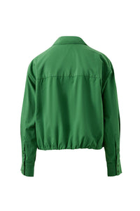Clover Tie Shirt - Basil. Ceres Life