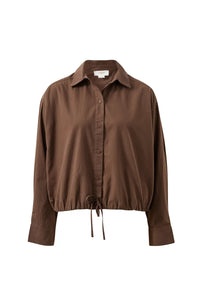 Clover Tie Shirt - Brunette. Ceres Life