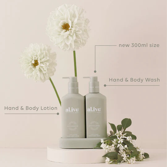 Compact Bathroom Duo Wash + Lotion - Ivory Bloom