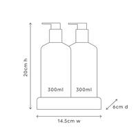 Compact Bathroom Duo Wash + Lotion - Ivory Bloom
