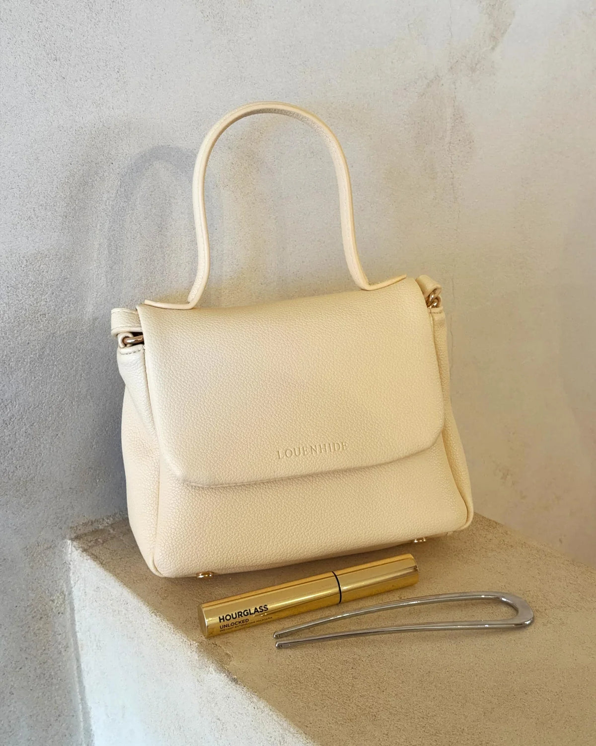 Connie Top Handle Bag - Butter Yellow