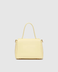 Connie Top Handle Bag - Butter Yellow