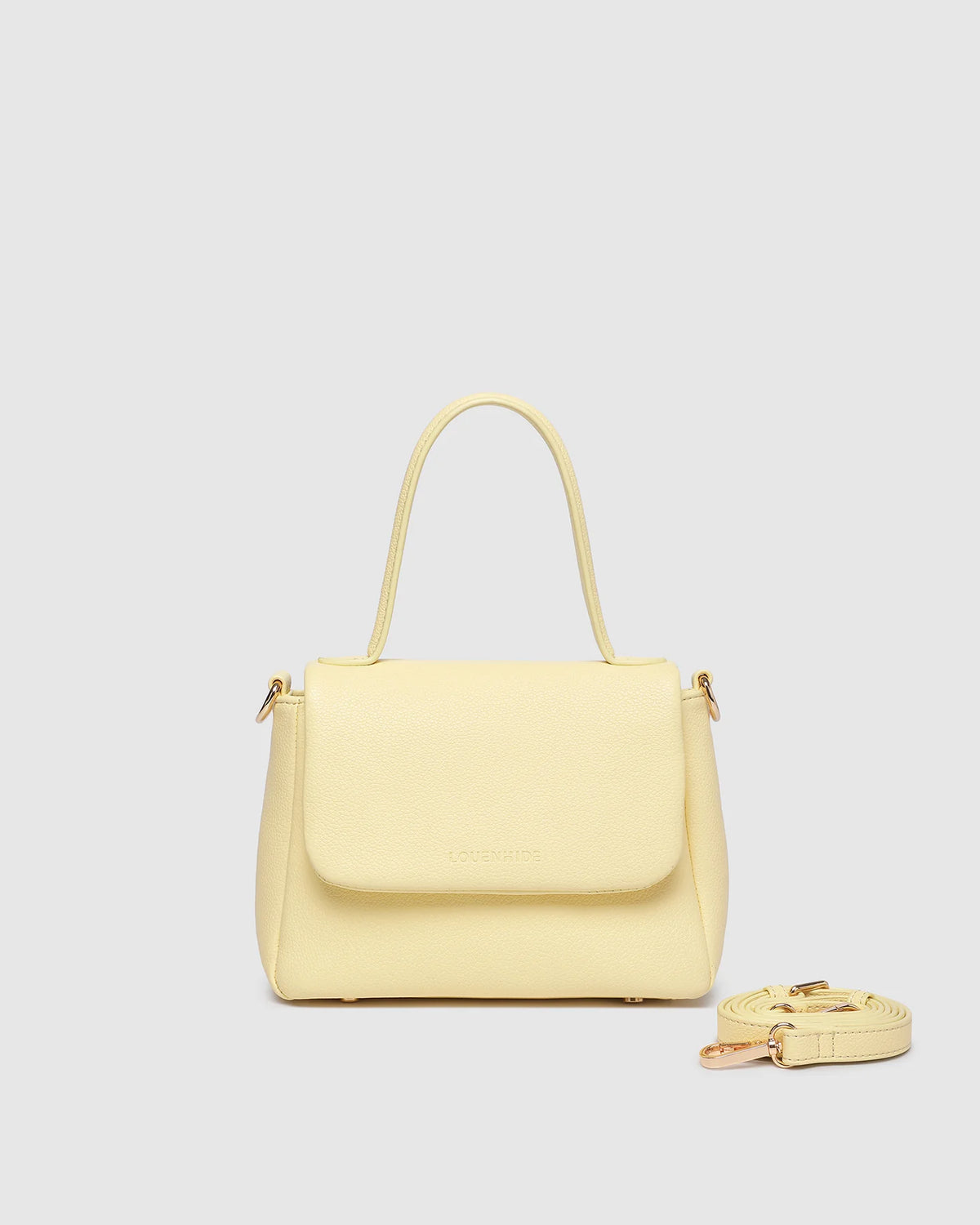 Connie Top Handle Bag - Butter Yellow