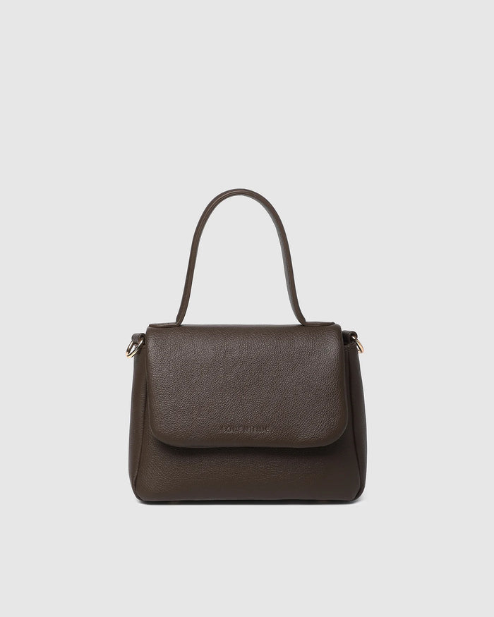 Connie Top Handle Bag - Chocolate