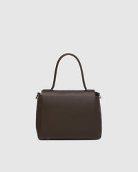 Connie Top Handle Bag - Chocolate