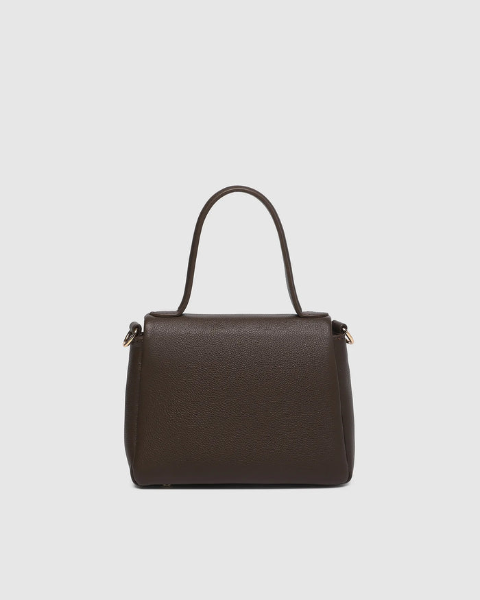 Connie Top Handle Bag - Chocolate