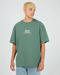 Critical Tee - Green. Silent Theory Mens