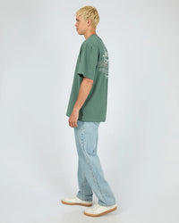 Critical Tee - Green. Silent Theory Mens