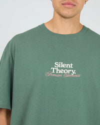 Critical Tee - Green. Silent Theory Mens