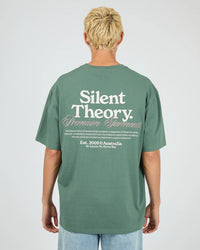 Critical Tee - Green. Silent Theory Mens