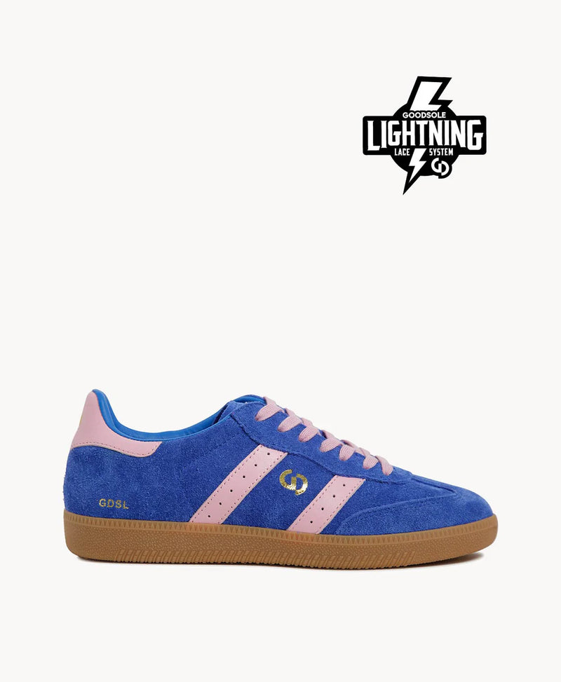 2001 PARALLEL - COBALT BLUE SOFT SUEDE/PINK LEATHER