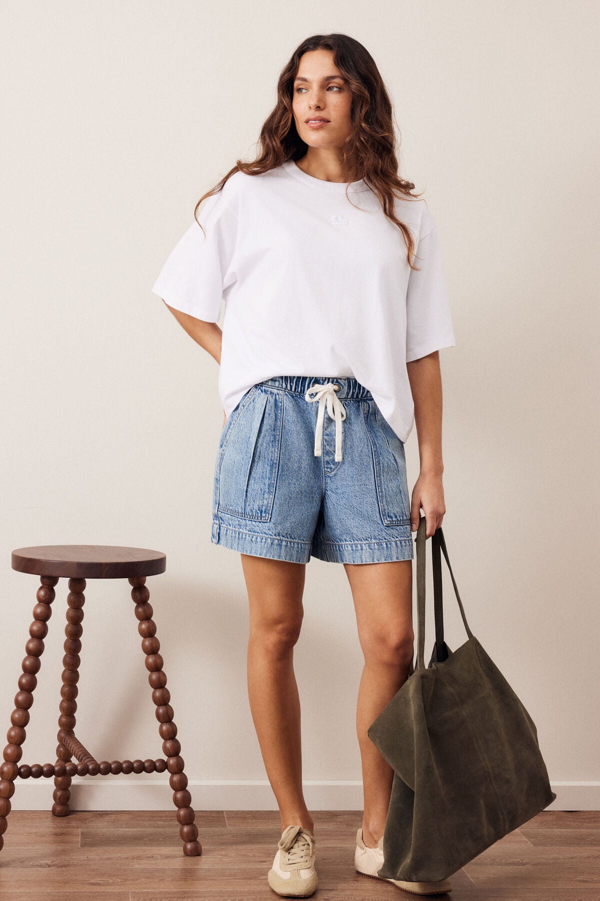 Darcy Relaxed Everyday Short - Washed Vintage Blue
