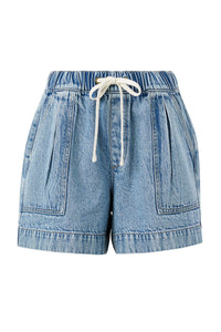 Darcy Relaxed Everyday Short - Washed Vintage Blue