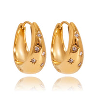 Celestial Star Hoops
