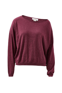 LIZA DRAPEY SOFT KNIT/WASHED BURGUNDY