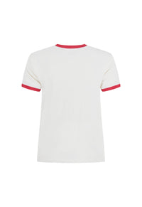 Roomie Shrunken Sports Tee - Sand Cream