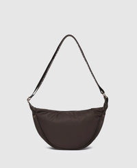 Sylvia Nylon Crossbody Bag - Chocolate