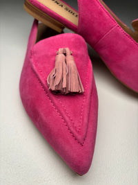 Luna Sole Piper - Fuchsia/Pale Pink Suede