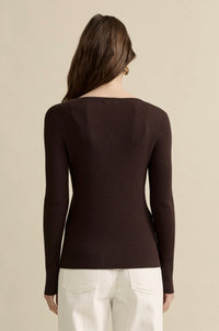 Basic Knit Top - Brown