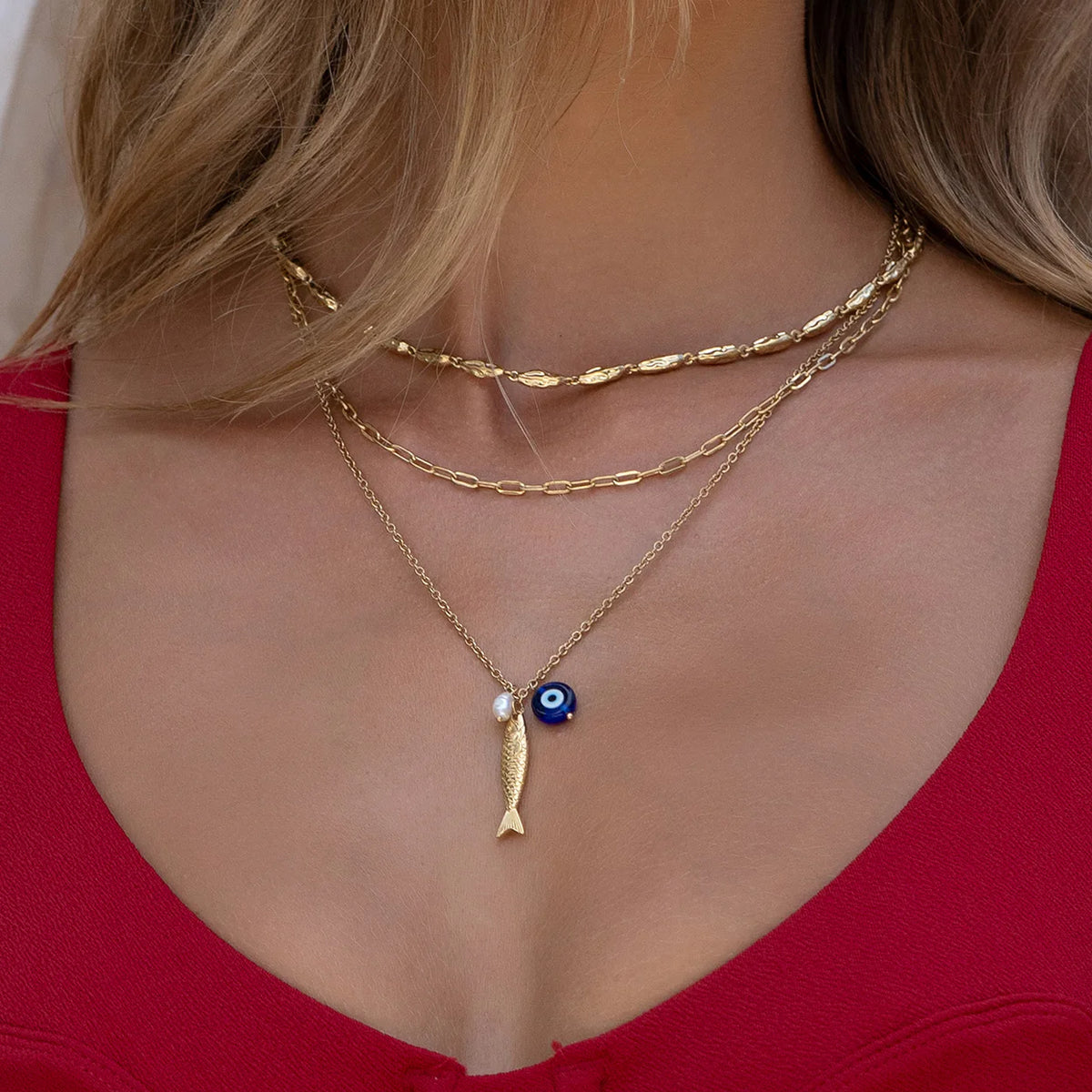 Sirena Charm Necklace