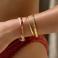Sunny Bracelet Set - Burgundy