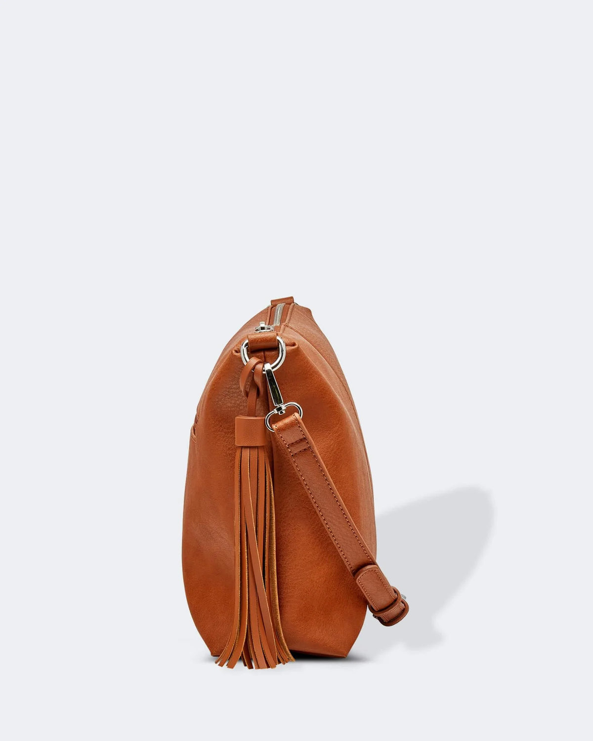 Daisy Stripe Crossbody Bag - Tan