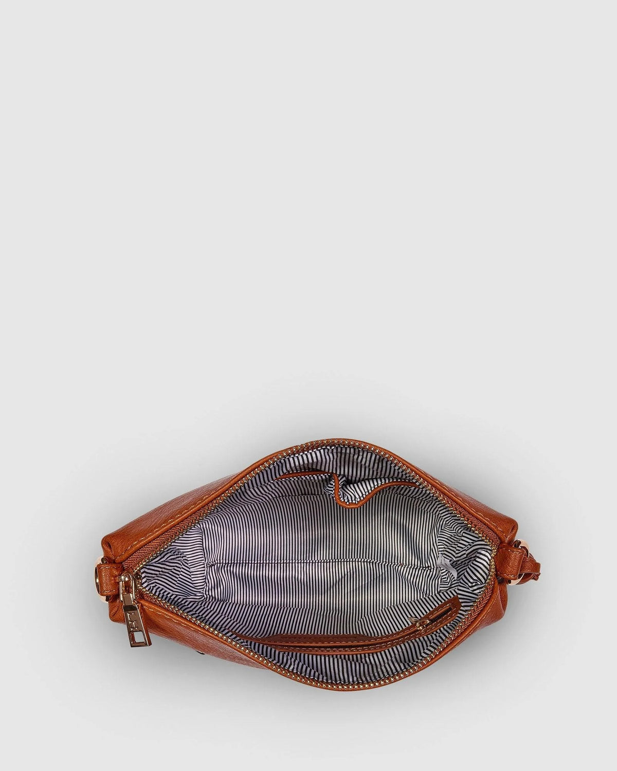 Daisy Stripe Crossbody Bag - Tan