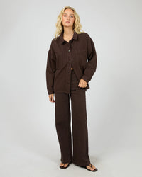 Dale Shacket - Brown. All About Eve