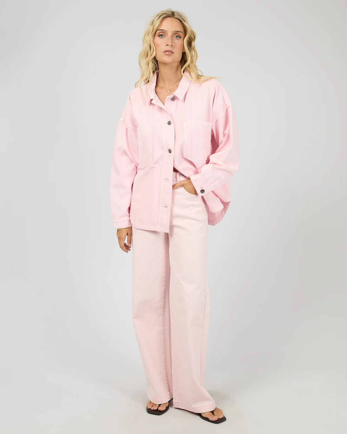 Dale Shacket - Pink. All About Eve