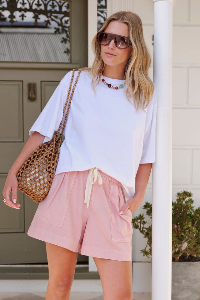 Darcy Relaxed Everyday Short - Blossom Pink. Ceres Life