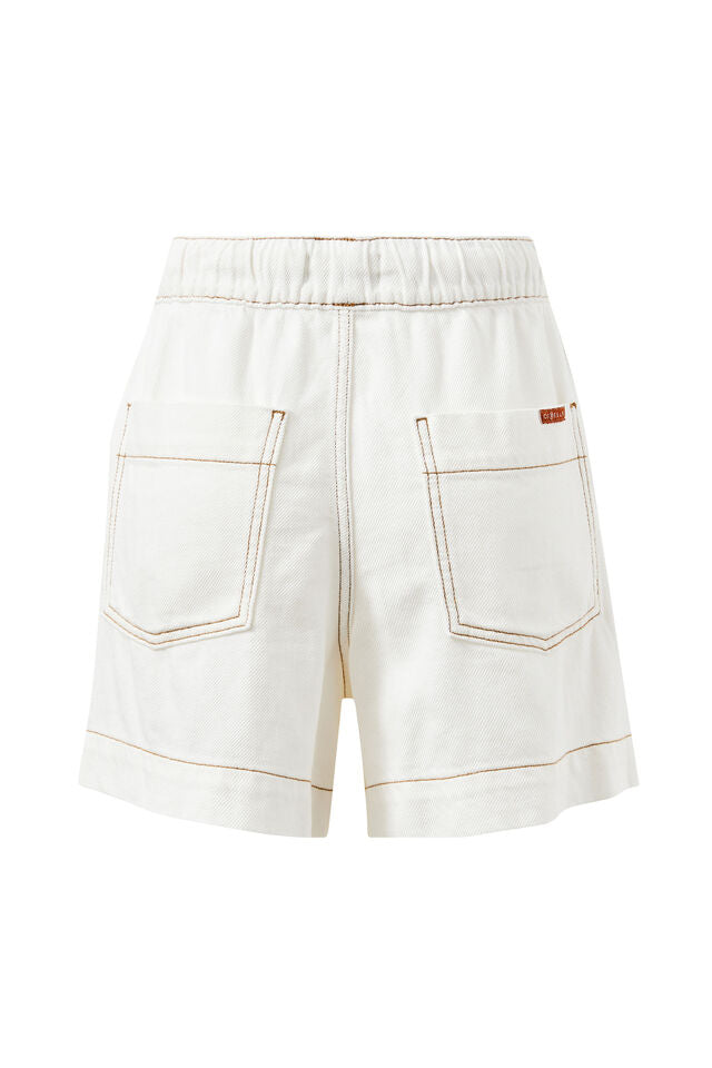 Darcy Relaxed Everyday Short - New Ecru. Ceres Life
