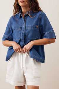 Darcy Relaxed Everyday Short - New Ecru. Ceres Life